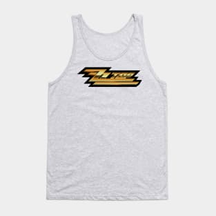 ZZ TOP Logo Gold Tank Top